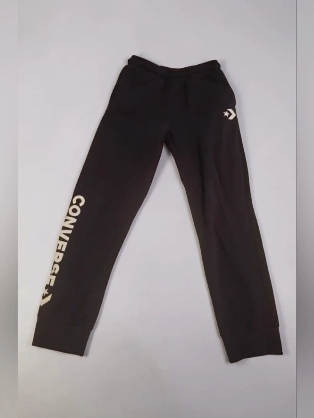 Converse Kids Black Fleece Jogger Sweatpants Size Junior XL (14-16)